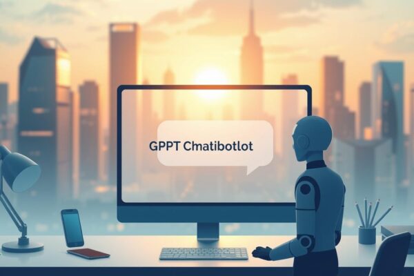 Illustration showing how to use ChatGPT for conversations, learning, and productivity
